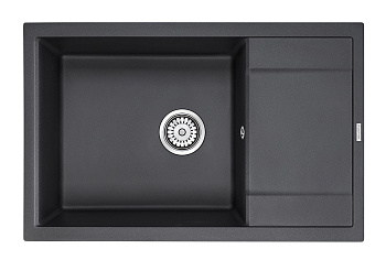 Кухонная мойка Paulmark FLUGEN 60 PM317850-BL 78х50 цвет черный